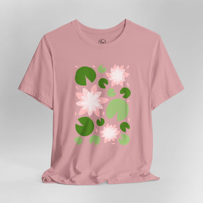 Water Lillies Bella Canvas Unisex Jersey Short Sleeve Tee