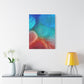Bespattered Facade Resin Petri Macro Photograph Stretched Matte Canvas Art Prints | Multiple Sizes