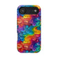 Bespattered Facade Rainbow Swirls MagSafe Tough Case
