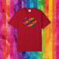 Bespattered Facade Rainbow Token Straight Friend Colorful LGBTQ+ Pride Premium Unisex Comfort Colors Garment Dyed 100% Cotton T-Shirt