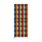 Bespattered Facade Rainbow Brushstrokes Wrapping Paper | Three Sizes | Glossy or Matte