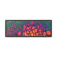 Bespattered Facade Neon Butterfly Framed Canvas Art Print | 3 Frame Colors | Multiple Sizes