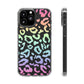 Bespattered Facade Pastel Rainbow Leopard Clear Case