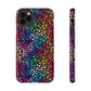 Bespattered Facade Rainbow Paint Splatter Leopard Impact-Resistant Case