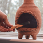 Mini chimney for incense chimenea miniatura para incienso mexican