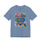“Smile More, Care Less...” Bella Canvas Unisex Jersey Short Sleeve Tee T-Shirt