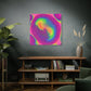 Bespattered Facade Fluid Art Abstract Painting Stretched Matte Canvas Art Prints | Multiple Sizes