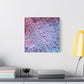 Bespattered Facade Resin Petri Macro Photograph Stretched Matte Canvas Art Prints | Multiple Sizes
