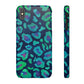 Bespattered Facade Emerald Leopard Snap Case