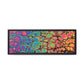 Bespattered Facade Neon Goodness Framed Canvas Art Print | 3 Frame Colors | Multiple Sizes
