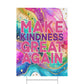 Bespattered Facade Make Kindness Great Again Plastic Yard Sign