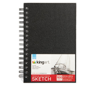 Hardcover Sketchbook 5.5x8.5 100 Pages