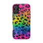 Bespattered Facade Neon Leopard Impact-Resistant Case