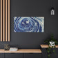 Bespattered Facade Fluid Art Abstract Painting Stretched Matte Canvas Art Prints | Multiple Sizes