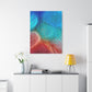 Bespattered Facade Resin Petri Macro Photograph Stretched Matte Canvas Art Prints | Multiple Sizes
