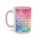 Bespattered Facade Treat Yourself Pastel Rainbow Mug | Three Colors | 11oz or 15oz