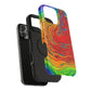 Bespattered Facade Rainbow Vortex Impact-Resistant Case