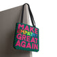 Bespattered Facade Make Empathy Great Again Eco-Friendly Carryall Tote Bag