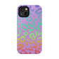 Bespattered Facade Rainbow Leopard Impact-Resistant Case