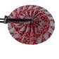 African Wax Print Fan, Handmade in Ghana