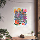 Bespattered Facade "Find You a Man..." Colorful Flowers Giclée Archival Matte Paper Prints