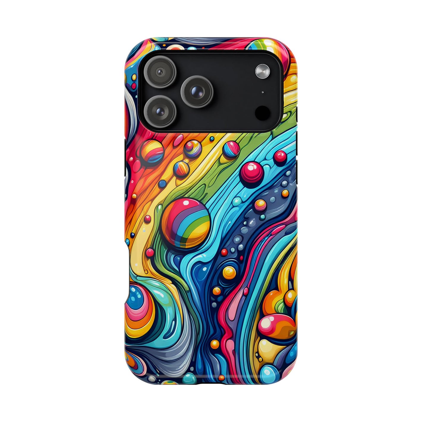 Bespattered Facade Rainbow Vomit MagSafe Tough Case