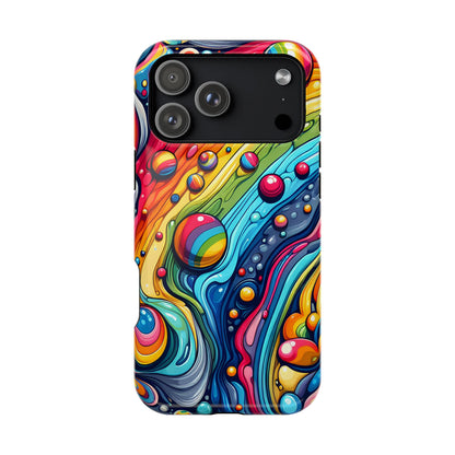 Bespattered Facade Rainbow Vomit MagSafe Tough Case