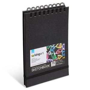 Black Paper 5x7.5 75 Sheets