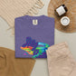 Bespattered Facade Rainbow Ally Gator Colorful LGBTQ+ Pride Premium Unisex Comfort Colors Garment Dyed 100% Cotton T-Shirt