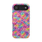 Bespattered Facade Rainbow Graffiti Hearts Impact-Resistant Case