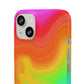 Bespattered Facade Rainbow Heat Map Snap Case