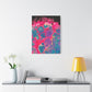 Bespattered Facade Fluid Art Abstract Painting Stretched Matte Canvas Art Prints | Multiple Sizes
