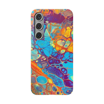 Bespattered Facade Space Worm Snap Case