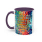 Bespattered Facade Tuesdays Can Go Fuck Themselves Colorful Rainbow Mugs | Eight Colors | 11oz or 15oz