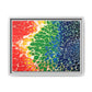 Bespattered Facade Rainbow Seaside Framed Canvas Art Print | 3 Frame Colors | Multiple Sizes