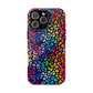 Bespattered Facade Rainbow Paint Splatter Leopard Impact-Resistant Case