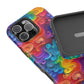 Bespattered Facade Rainbow Swirls MagSafe Tough Case
