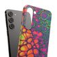 Bespattered Facade Neon Butterfly Snap Case