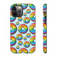 Bespattered Facade Rainbow Sprinkle Donut Tough Case