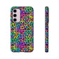 Bespattered Facade Candy Coated Neon Leopard Tough Case