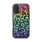 Bespattered Facade Bright Rainbow Leopard Clear Case