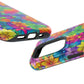 Bespattered Facade Bright Rainbow Flowers Impact-Resistant Case