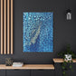 Bespattered Facade Fluid Art Abstract Painting Stretched Matte Canvas Art Prints | Multiple Sizes