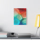 Bespattered Facade Resin Petri Macro Photograph Stretched Matte Canvas Art Prints | Multiple Sizes