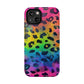 Bespattered Facade Neon Leopard Impact-Resistant Case