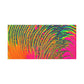 Bespattered Facade Neon Puddle Stretched Matte Canvas Art Prints | Multiple Sizes