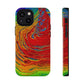 Bespattered Facade Rainbow Vortex Impact-Resistant Case