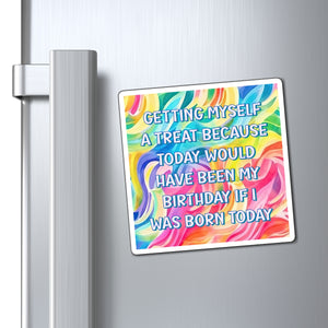 Bespattered Facade "Getting Myself a Treat" Refrigerator Magnet
