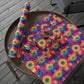 Bespattered Facade Rainbow Tie Dye Wrapping Paper | Three Sizes | Glossy or Matte