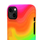 Bespattered Facade Rainbow Heat Map Snap Case